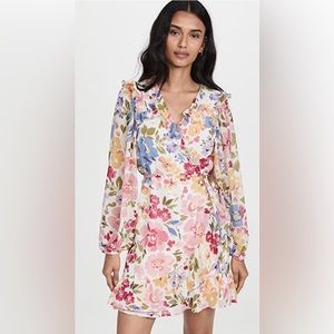 BNWT En Saison floral mini wrap dress - never worn!
